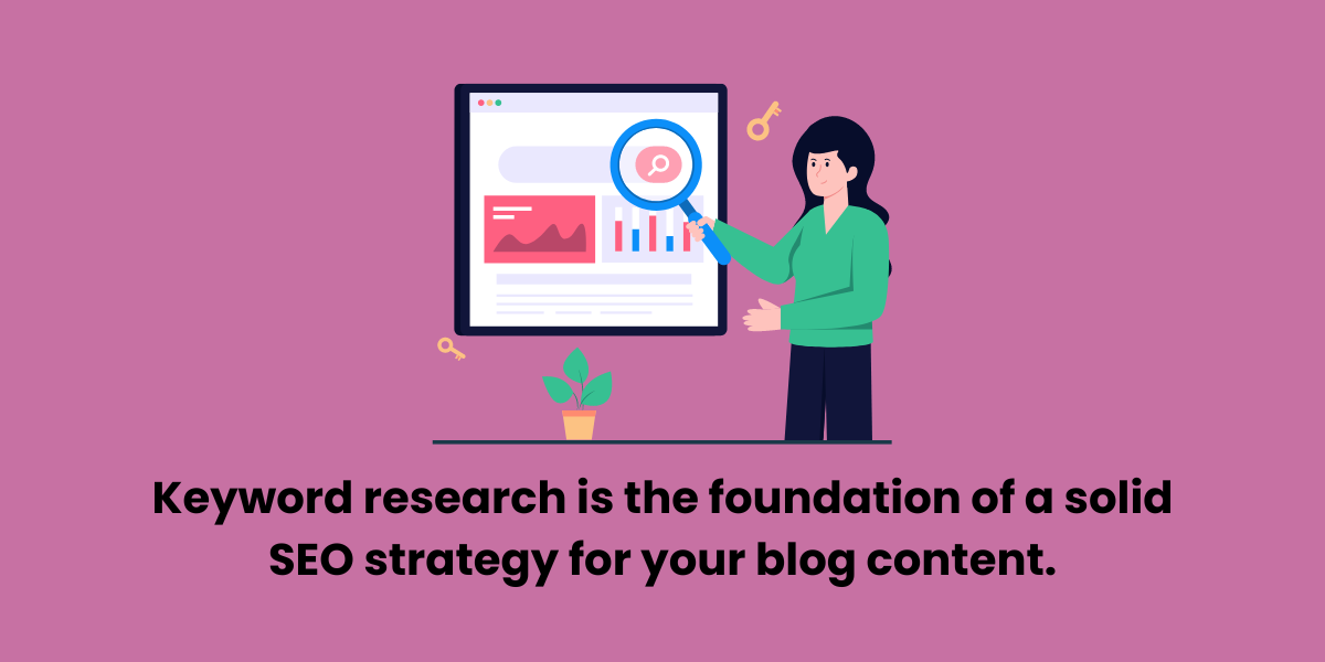 Keyword research is the foundation of a solid SEO strategy for your blog content.